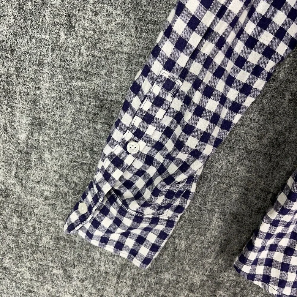 Banana Republic Plaid Shirt‎ Mens Small Soft Wash Button Down Business Casual